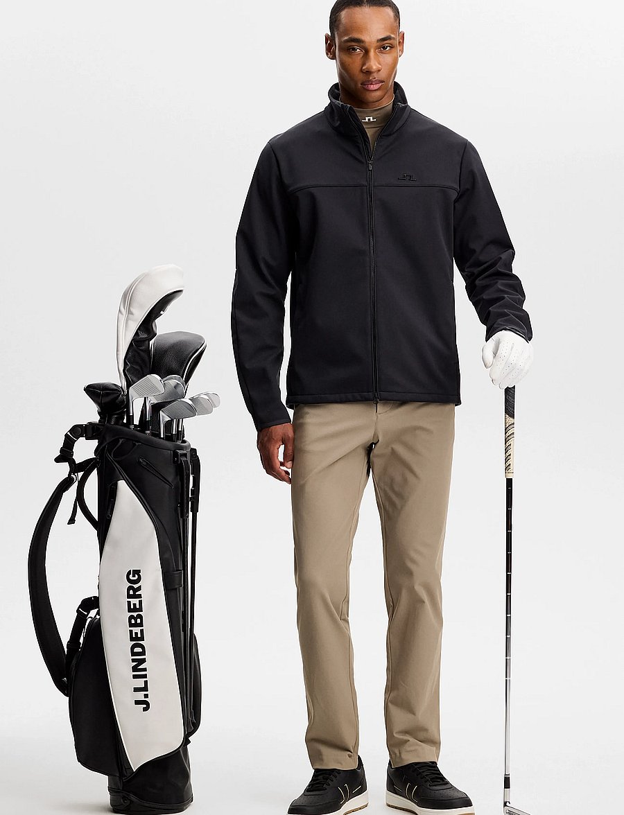J. Lindeberg - Ellott Fleece Twill Pant - golfipüksid - brindle - 4