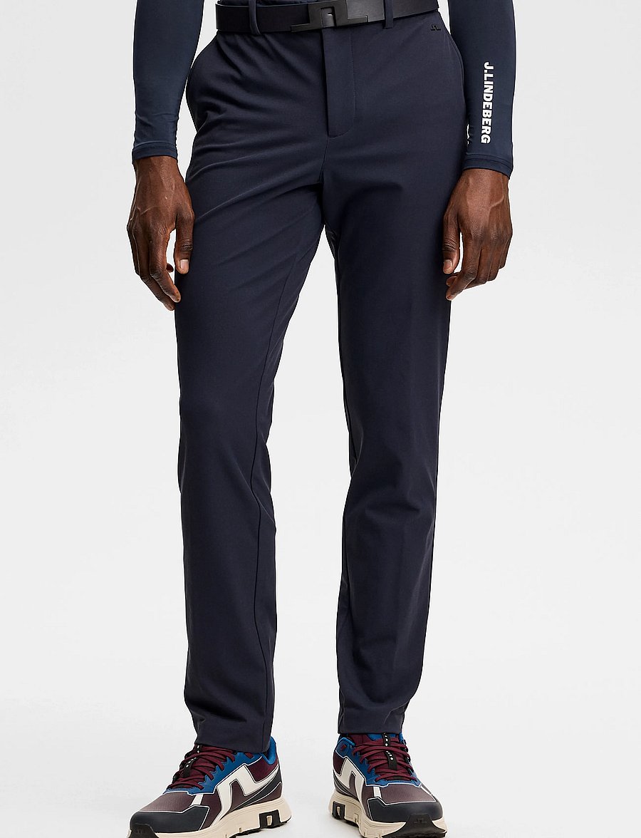J. Lindeberg - ELLOTT FLEECE TWILL PANT - golfbyxor - jl navy - 0