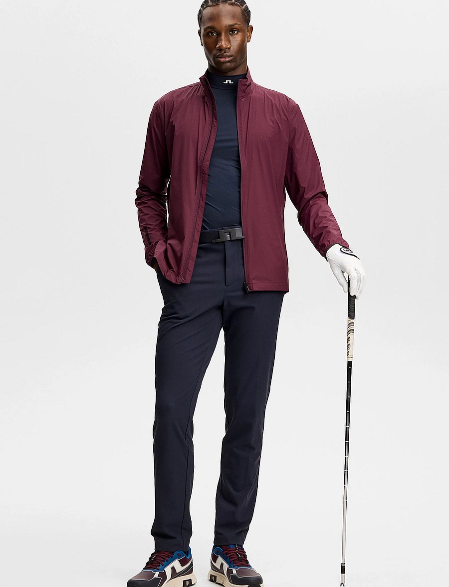J. Lindeberg - ELLOTT FLEECE TWILL PANT - golfbyxor - jl navy - 4
