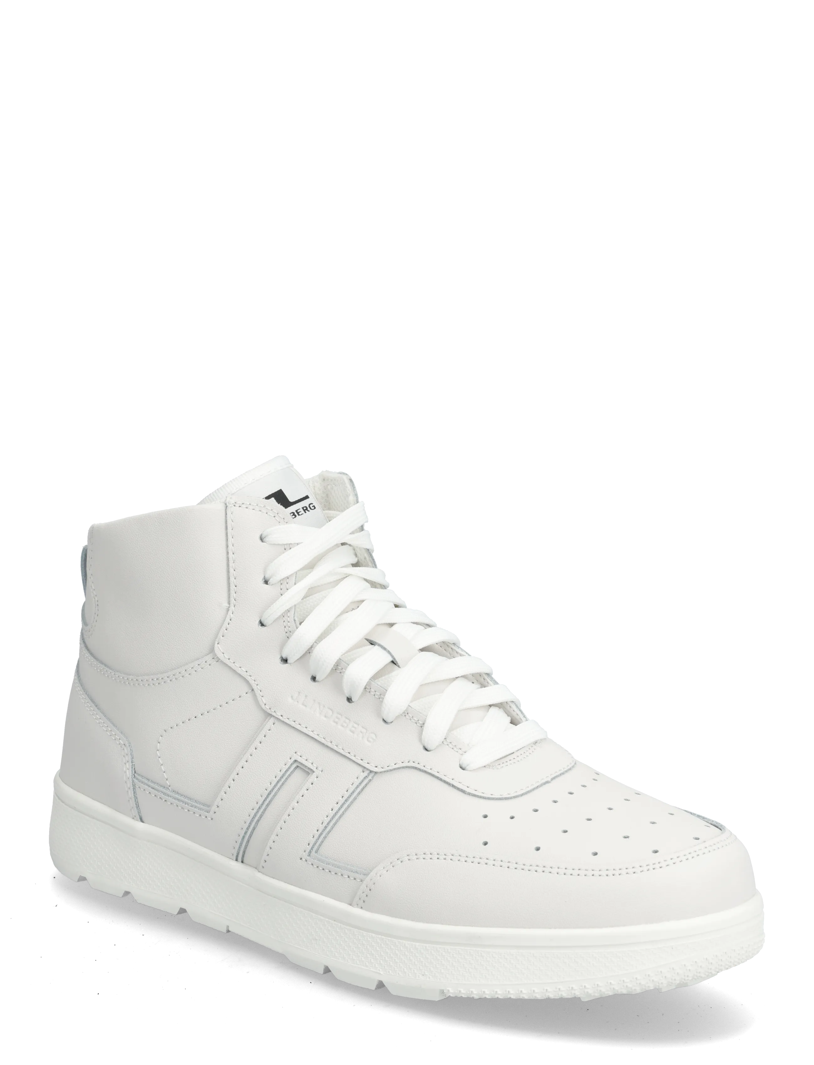 J. Lindeberg Ace High-Top Golf Sneaker, 44, Sport Sneakers, Weiß - High Top Männerswear