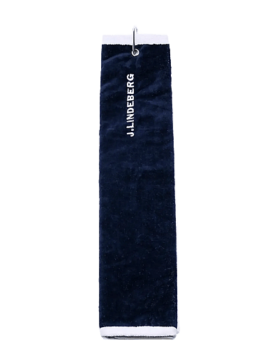 J. Lindeberg Drohen Towel - Golftilbehør - JL NAVY / white