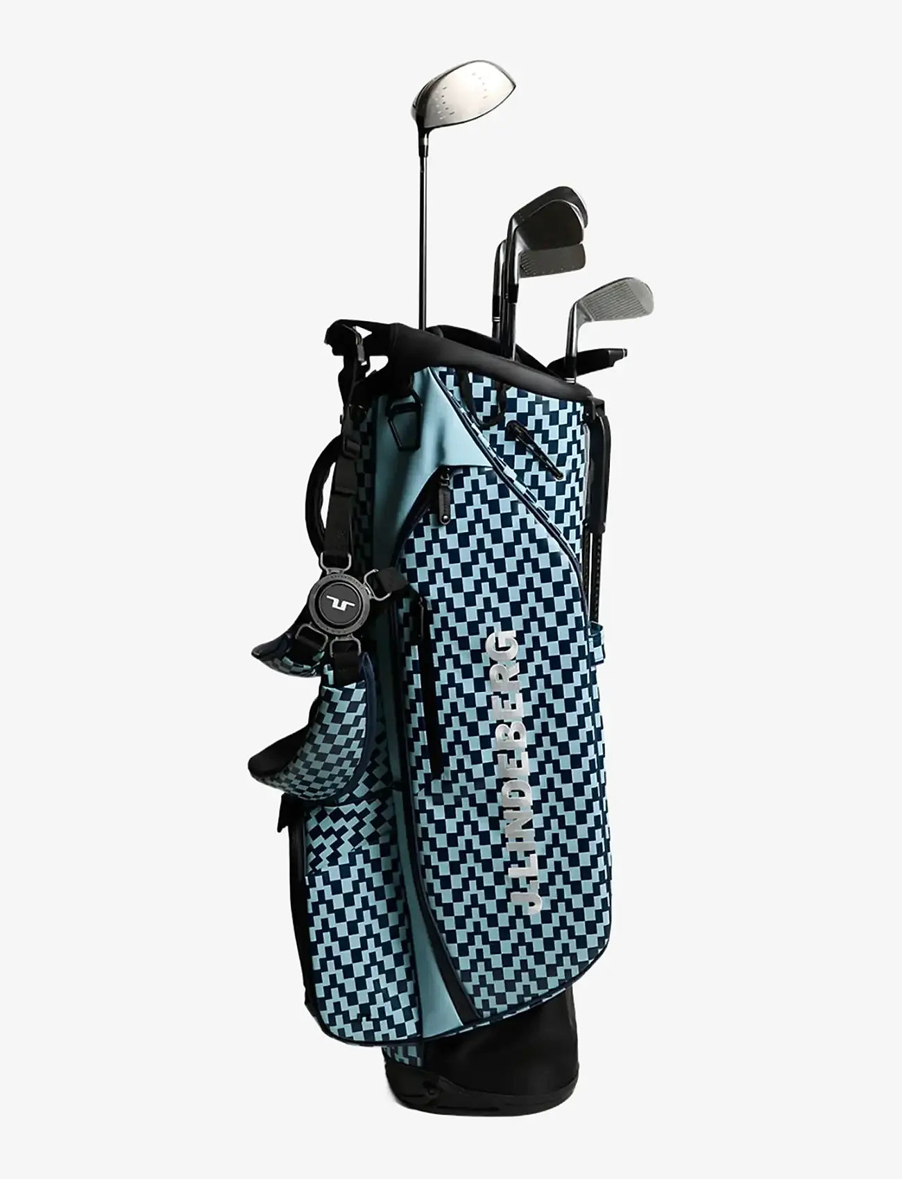 J. Lindeberg - Play Stand Bag Printed - golfbag - bridge stack forget navy m - 0