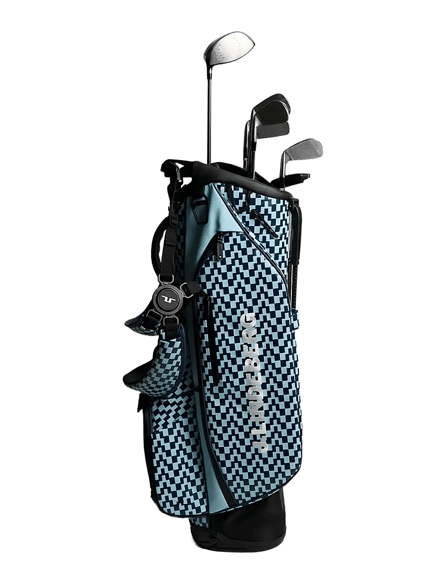 J. Lindeberg - Play Stand Bag Printed - golfikott - bridge stack forget navy m - 0