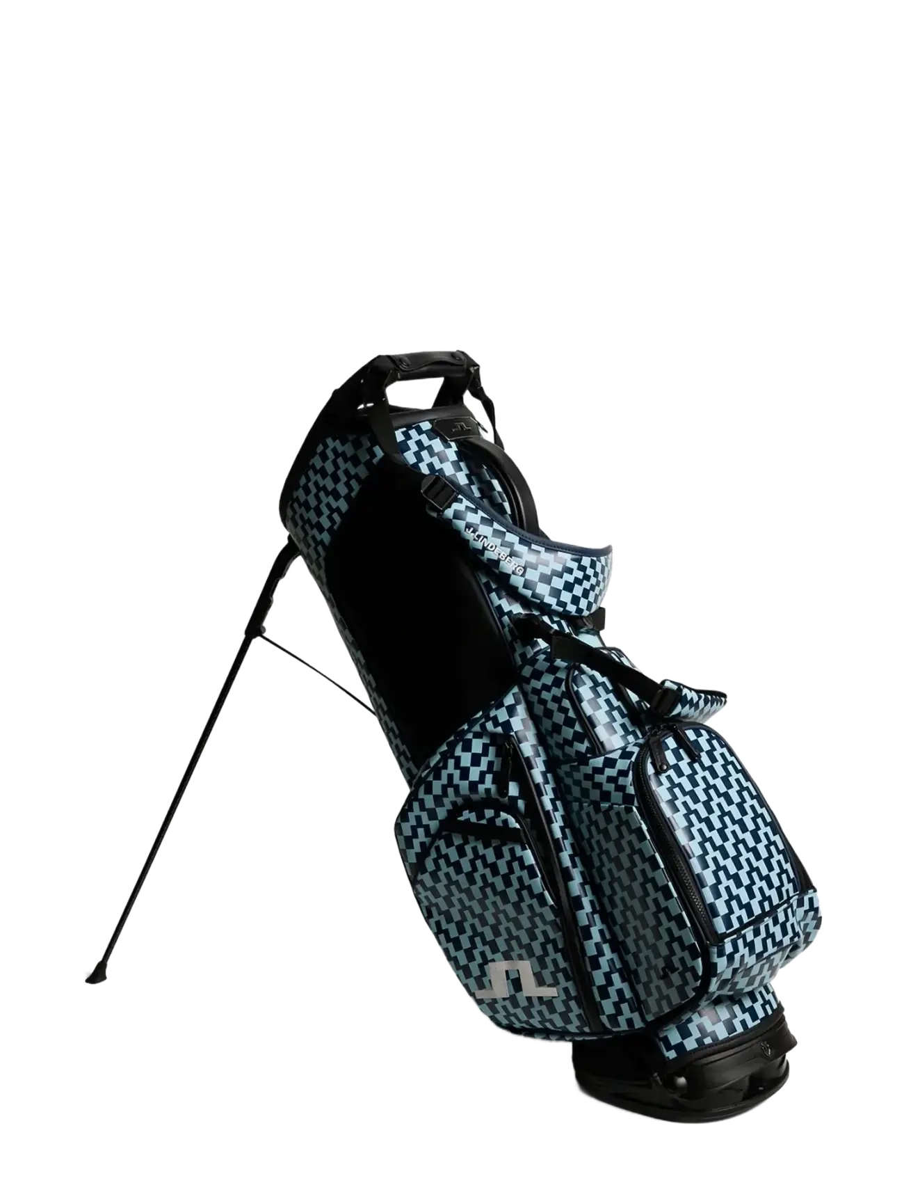 J. Lindeberg - Play Stand Bag Printed - golfikott - bridge stack forget navy m - 1