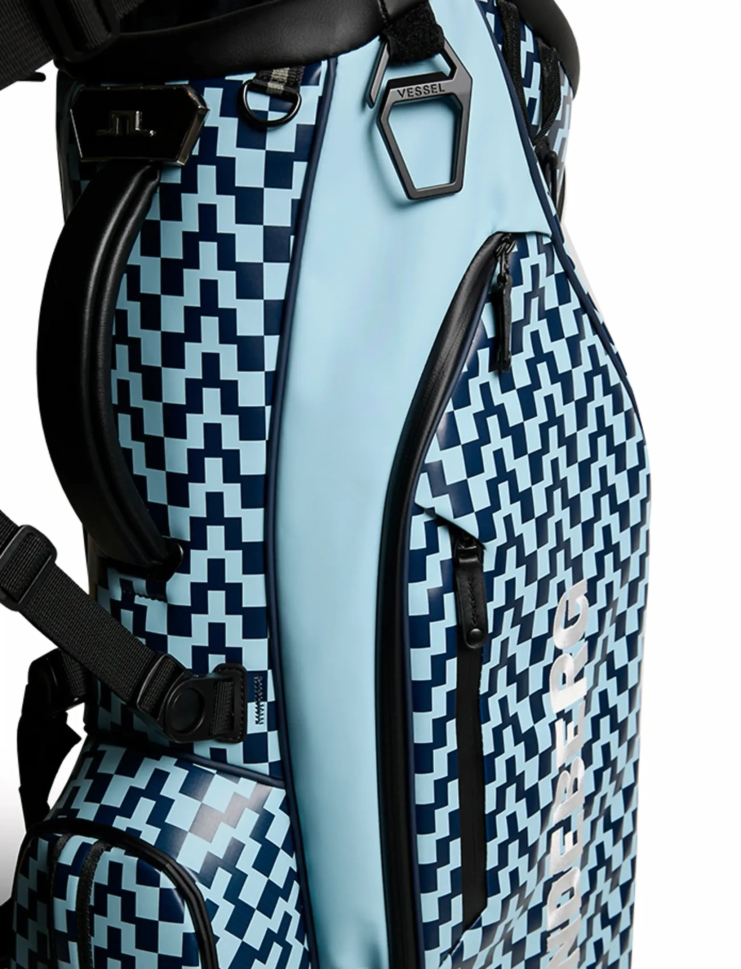 J. Lindeberg - Play Stand Bag Printed - golfikott - bridge stack forget navy m - 5