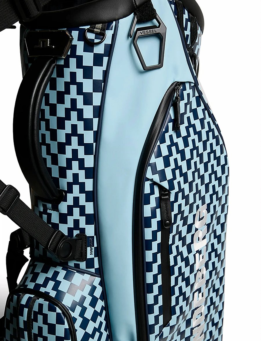 J. Lindeberg - Play Stand Bag Printed - golfikott - bridge stack forget navy m - 5