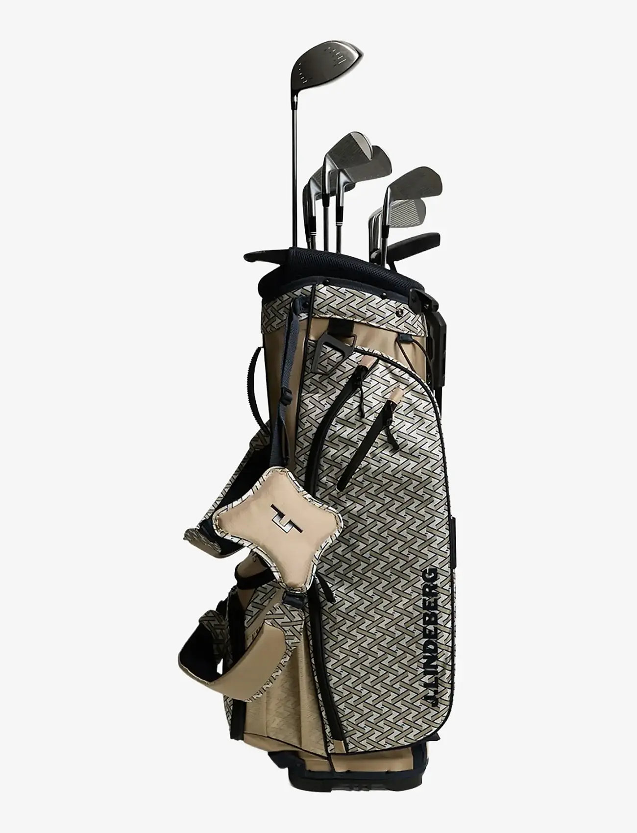 J. Lindeberg - JL Flare Printed Golf Bag - golftasche - ladder white kelp s - 0