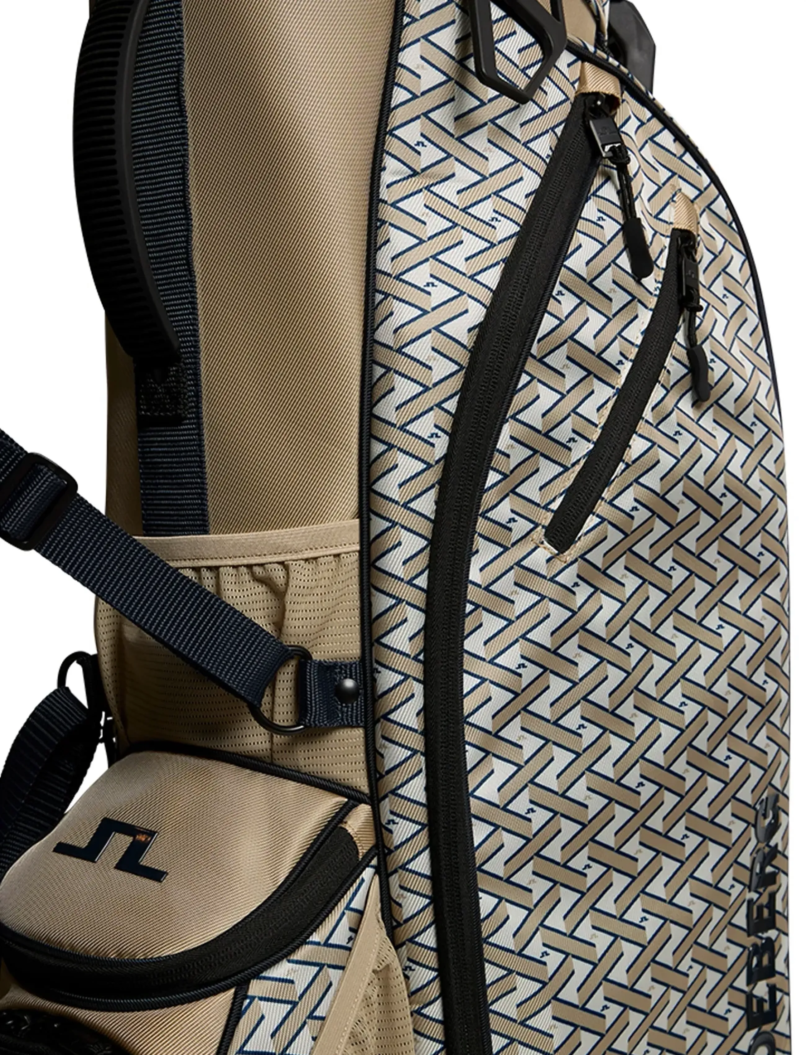 J. Lindeberg - JL Flare Printed Golf Bag - golfbags - ladder white kelp s - 5