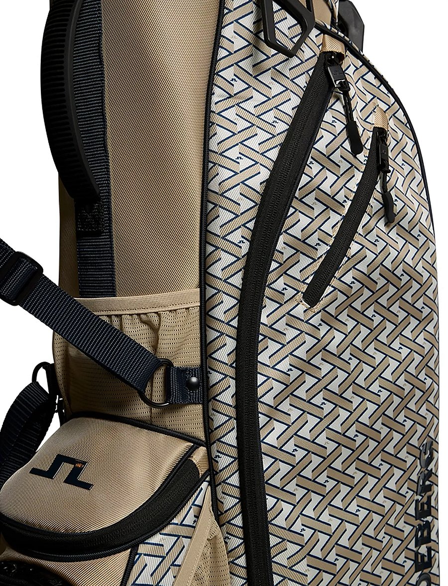 J. Lindeberg - JL Flare Printed Golf Bag - golfbags - ladder white kelp s - 5