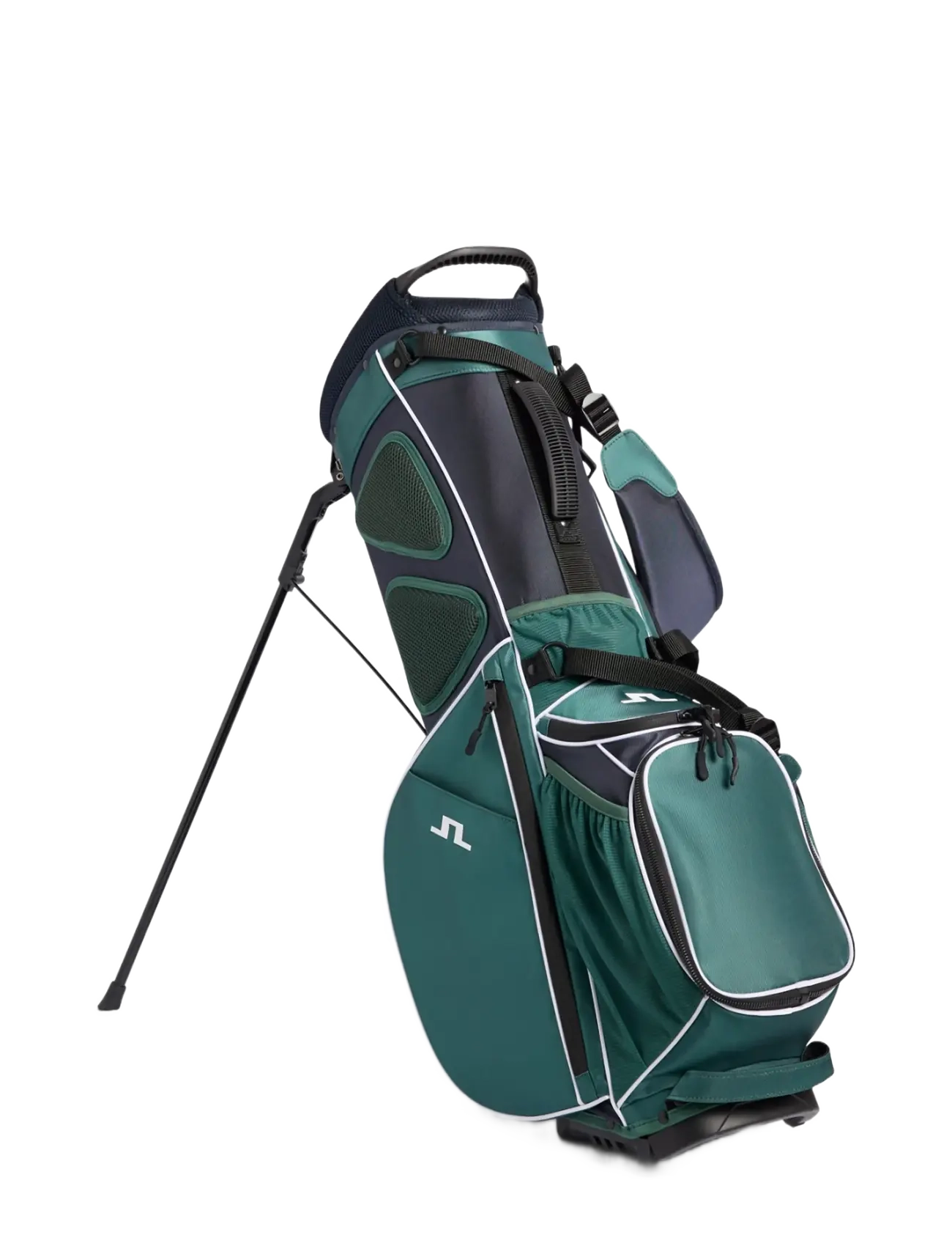 J. Lindeberg - JL Flare Colour Block Golf Bag - golfikott - forest biome - 2