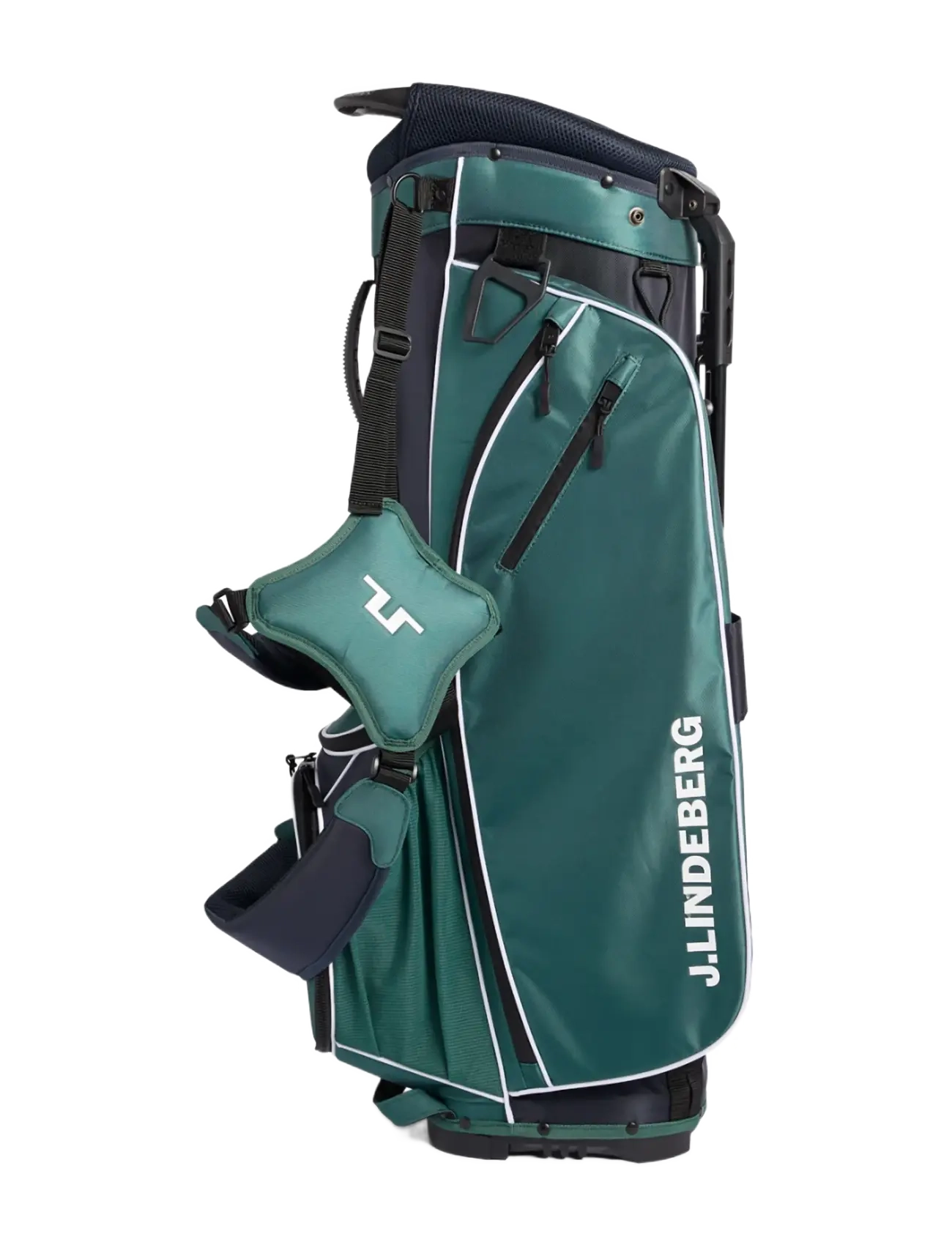 J. Lindeberg - JL Flare Colour Block Golf Bag - golfikott - forest biome - 4