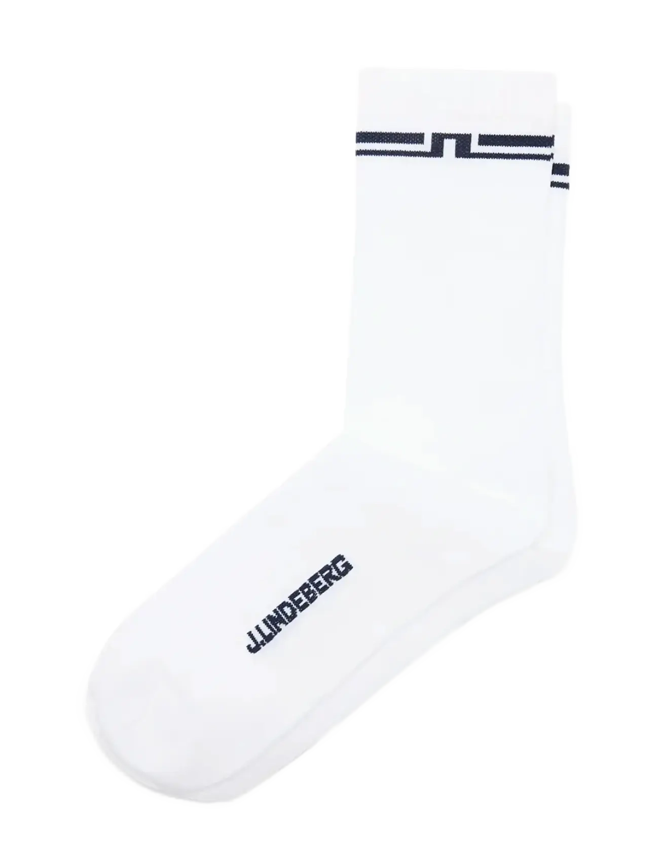 J. Lindeberg Stratton Golf Sock - Strumpor - WHITE / white