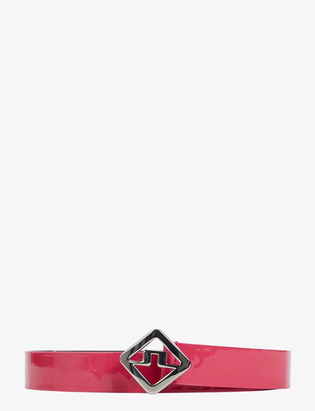 J. Lindeberg - Diana High Shine Leather Belt - sport belts - rose red - 0