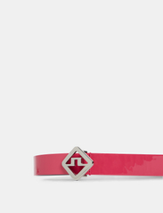 J. Lindeberg - Diana High Shine Leather Belt - belts - rose red - 2