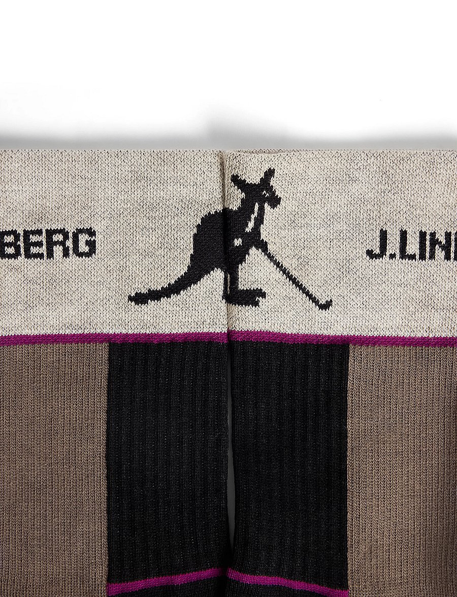 J. Lindeberg - Harriet Sock Duo - strümpfe - vintage khaki - 1