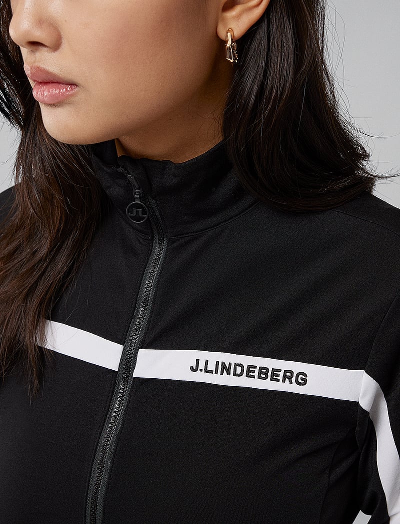 J. Lindeberg - Janice Mid Layer - fleece og mellemlag - black - 5