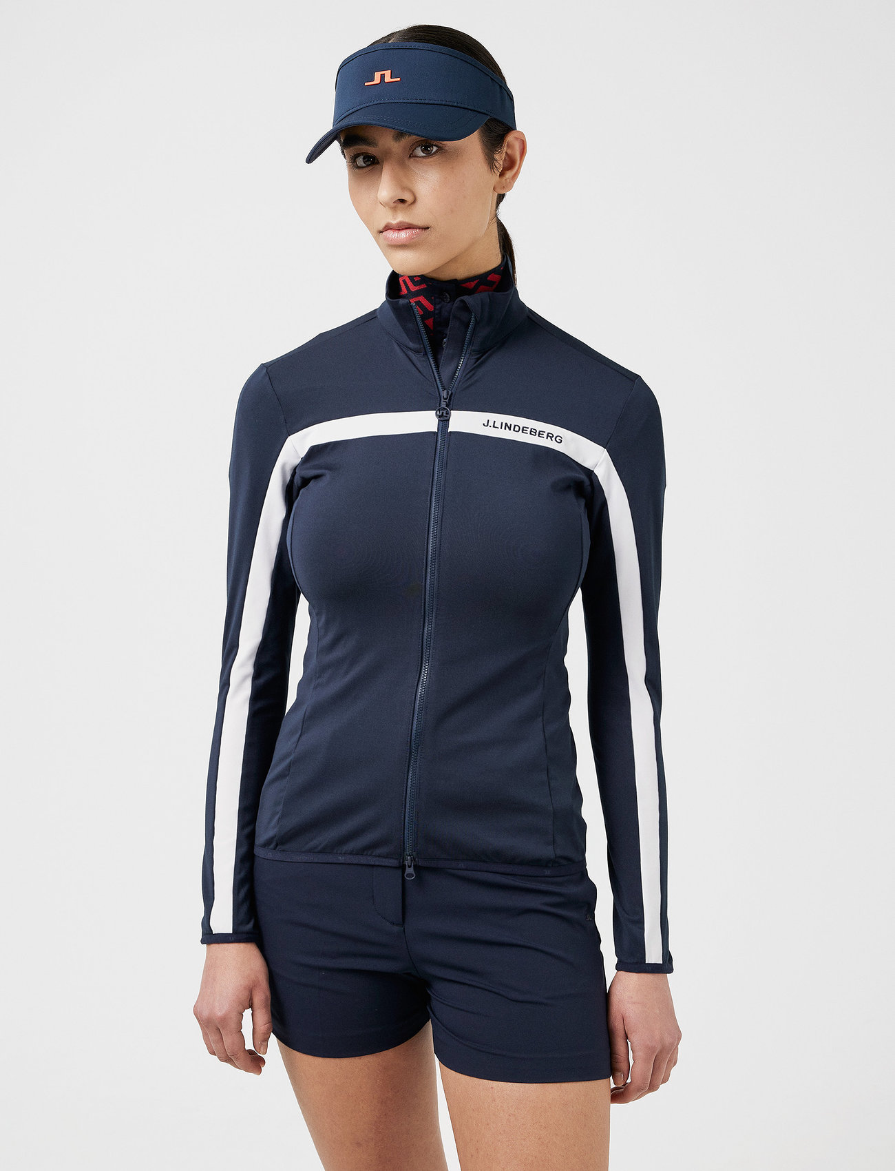 J. Lindeberg - Janice Mid Layer - fleece - jl navy - 0