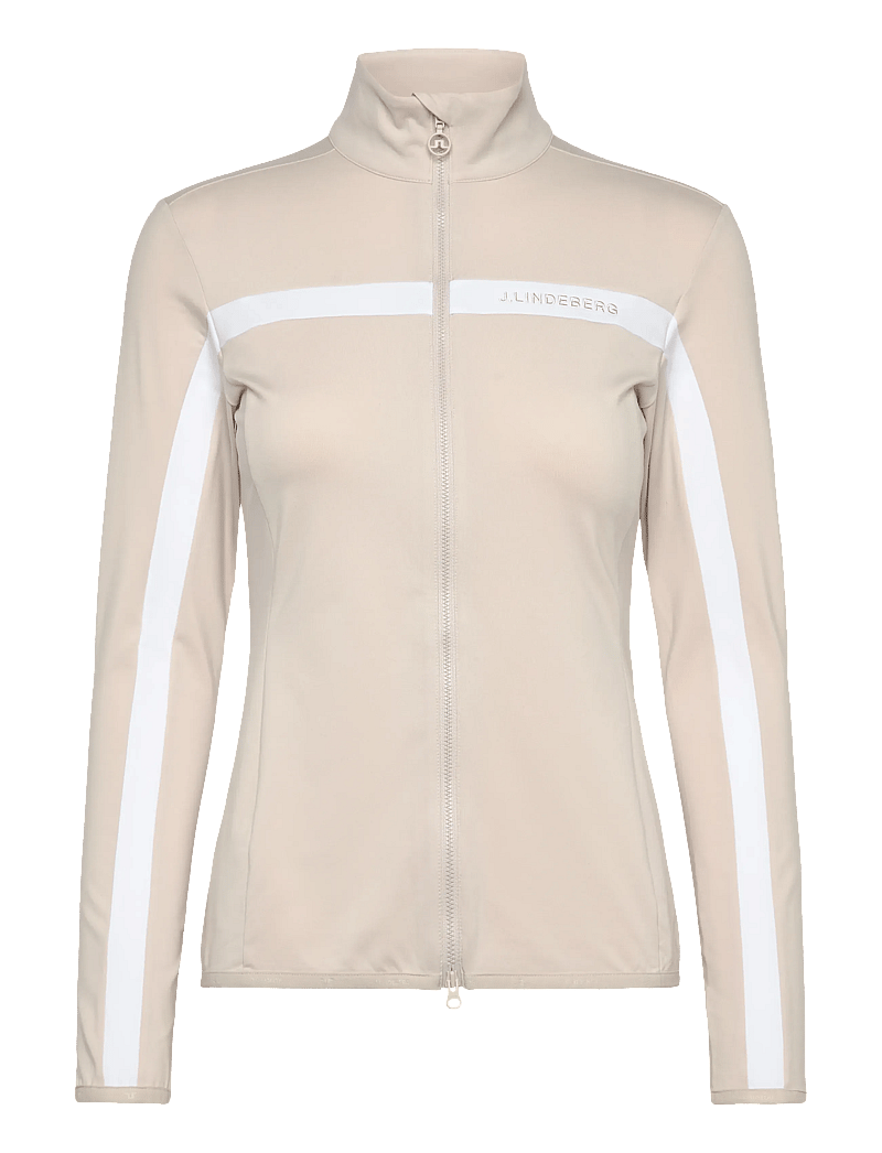 J. Lindeberg - Seasonal Janice Mid Layer - fleece & mellanlager - moonbeam - 1