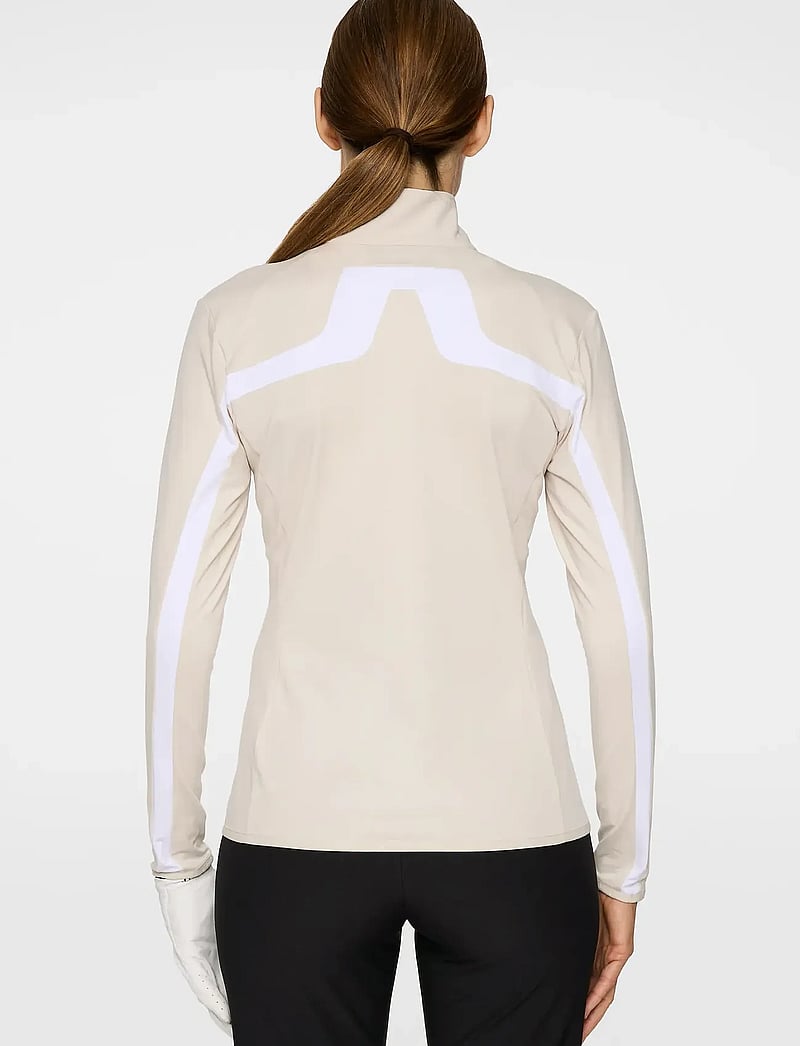 J. Lindeberg - Seasonal Janice Mid Layer - fleece & mellanlager - moonbeam - 3