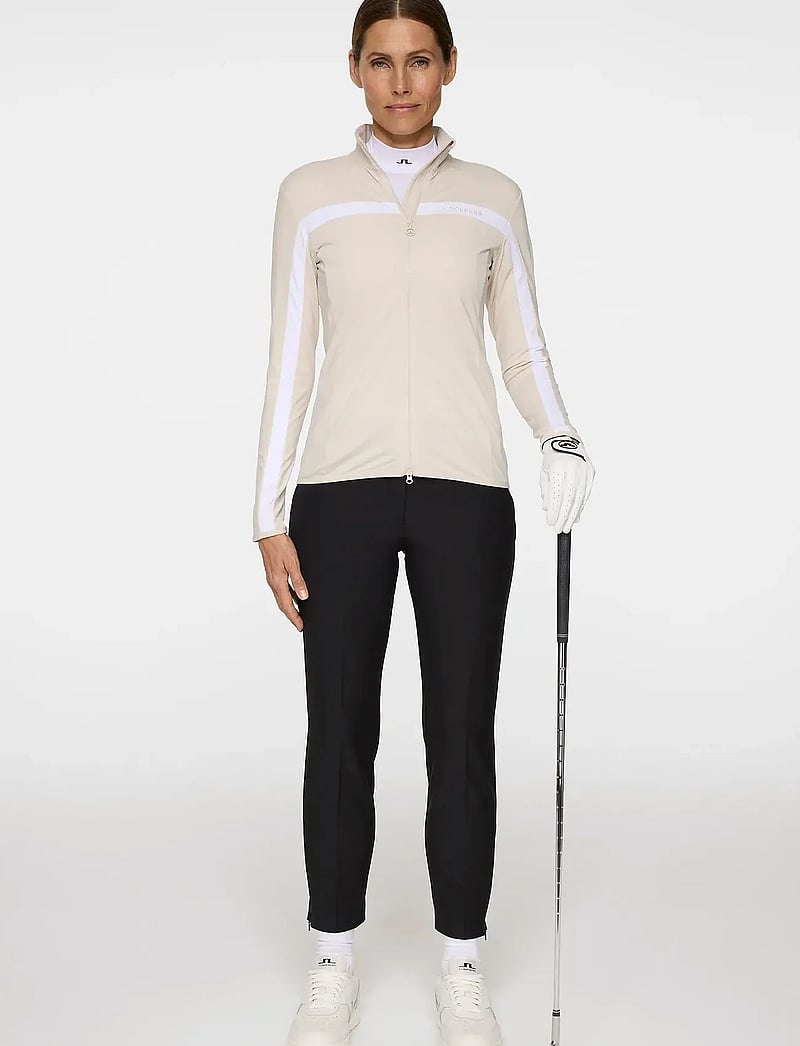 J. Lindeberg - Seasonal Janice Mid Layer - fleece & mellanlager - moonbeam - 4