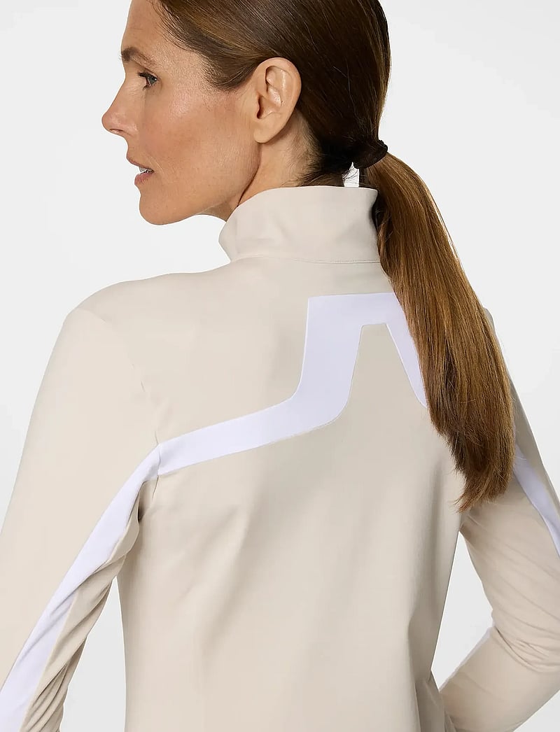 J. Lindeberg - Seasonal Janice Mid Layer - fleece & mellanlager - moonbeam - 5