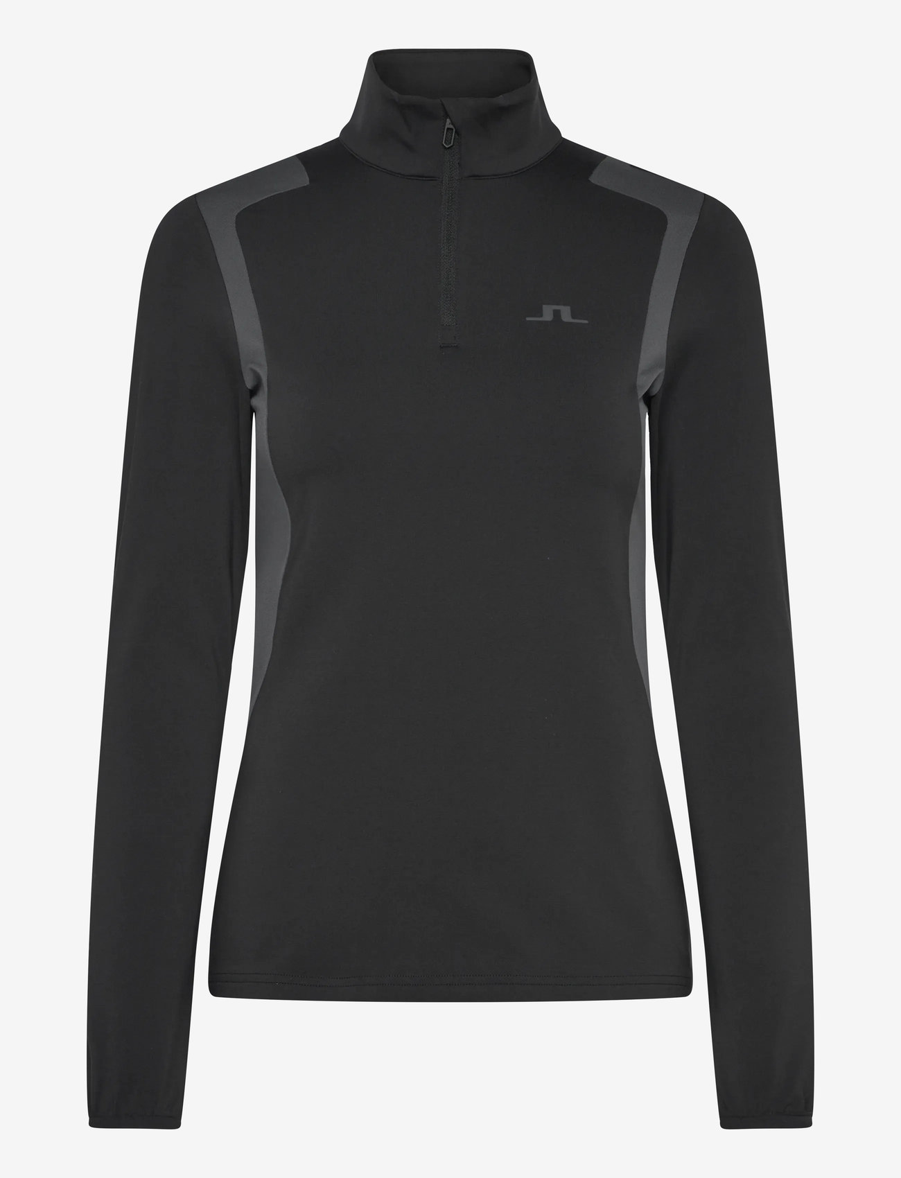 J. Lindeberg - Mae Quarter Zip Mid Layer - kampsunid ja vahekihid - black - 1