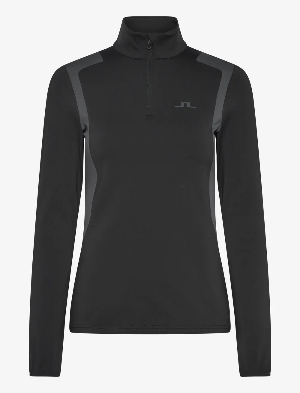 J. Lindeberg - Mae Quarter Zip Mid Layer - fleece & mellanlager - black - 1