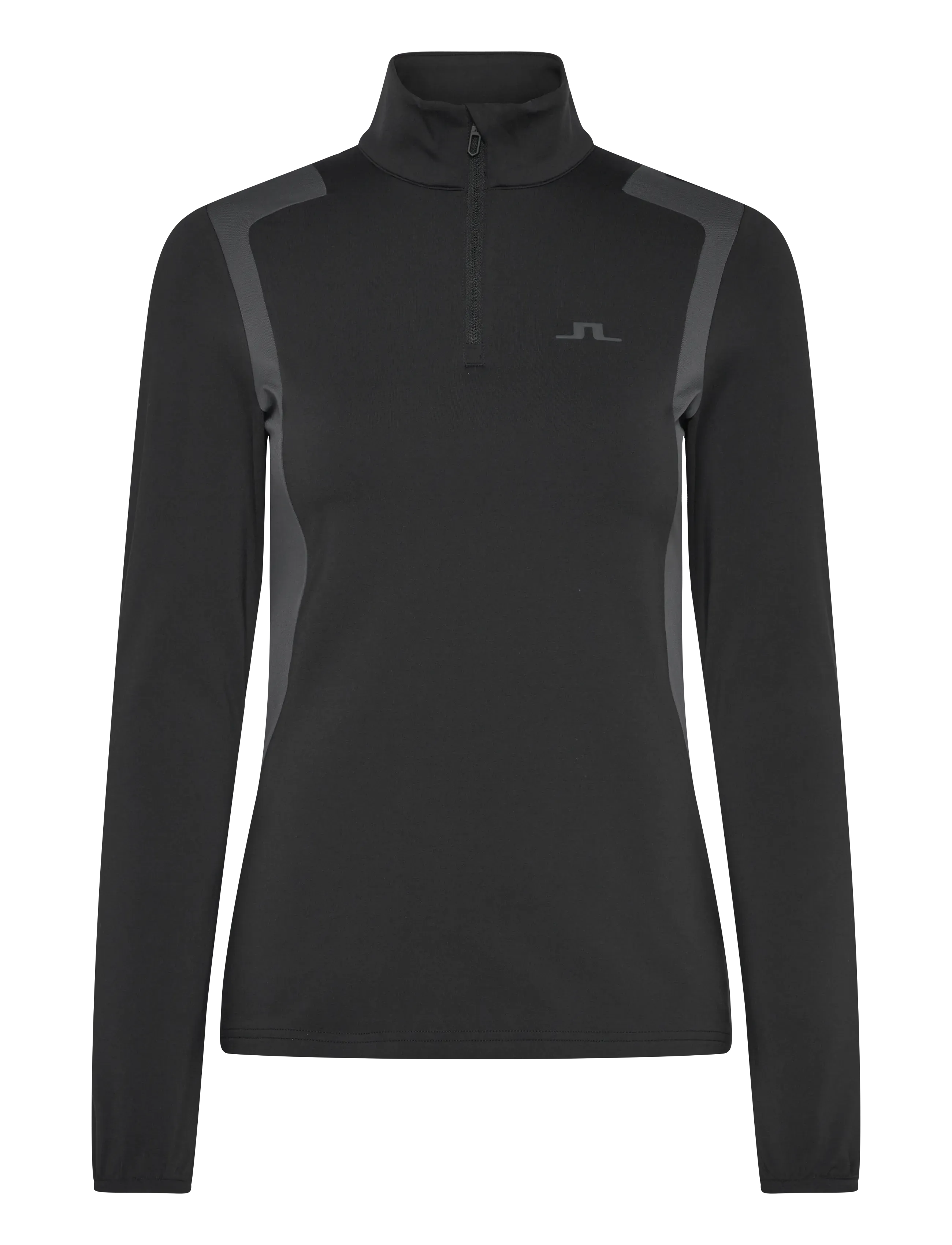 J. Lindeberg Mae Quarter Zip Mid Layer - Tøj - BLACK / black