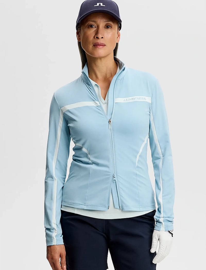 J. Lindeberg - Janice Mid Layer - oberteile - forget-me-not - 0