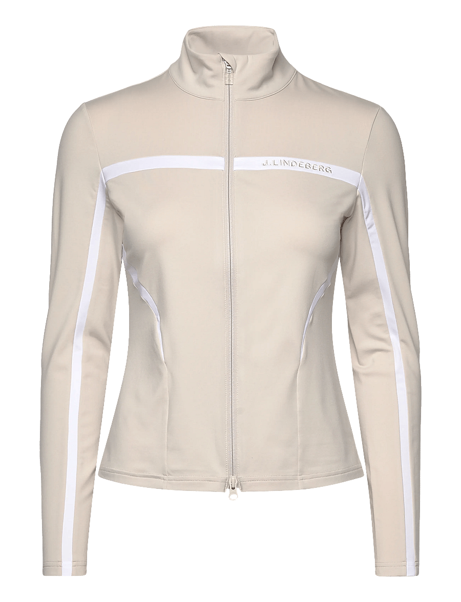J. Lindeberg - Janice Mid Layer - oberteile - moonbeam - 0