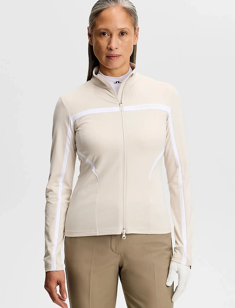 J. Lindeberg - Janice Mid Layer - oberteile - moonbeam - 5