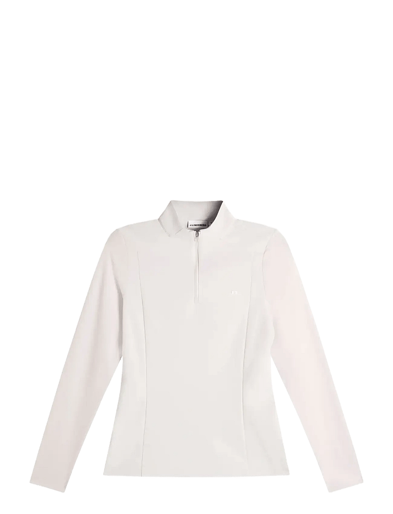 J. Lindeberg - Cindy Quarter Zip Mid Layer - overdele - moonbeam - 1