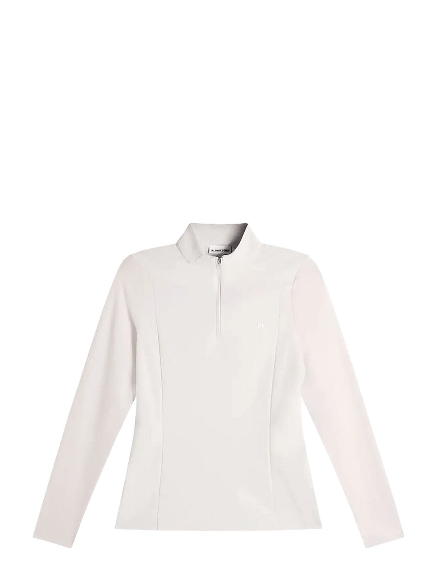J. Lindeberg - Cindy Quarter Zip Mid Layer - overdele - moonbeam - 1