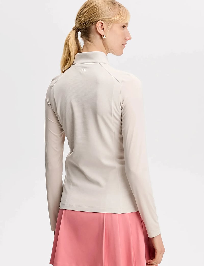 J. Lindeberg - Cindy Quarter Zip Mid Layer - overdele - moonbeam - 2