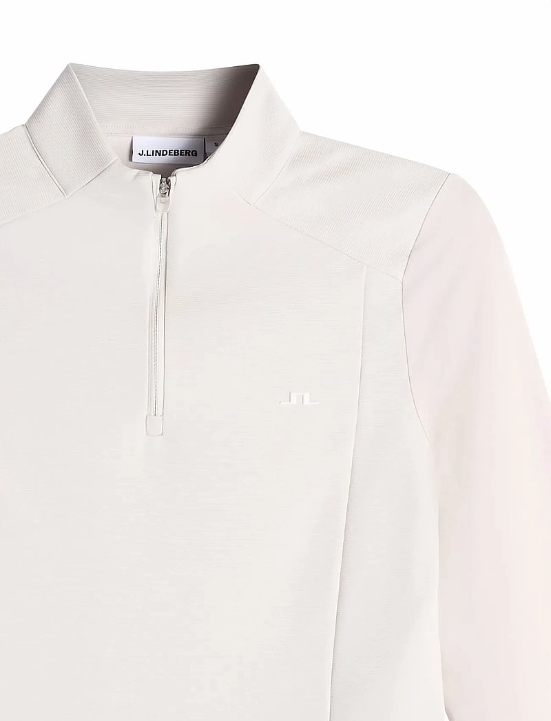 J. Lindeberg - Cindy Quarter Zip Mid Layer - overdele - moonbeam - 5