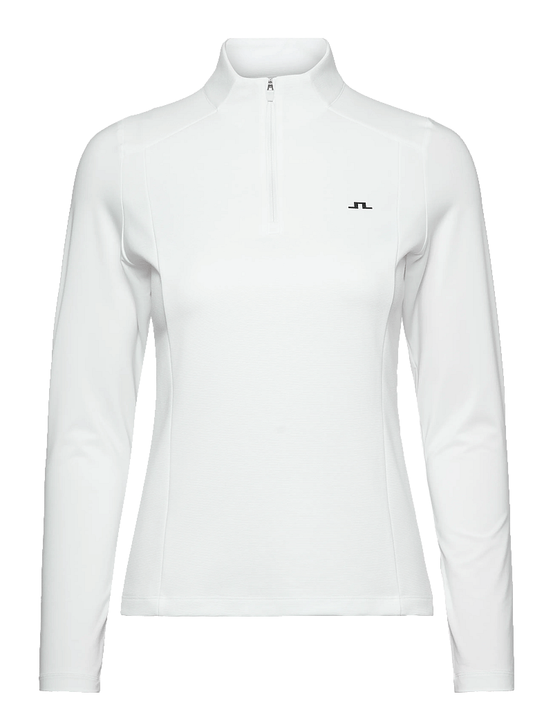 J. Lindeberg - Cindy Quarter Zip Mid Layer - oberteile - white - 1