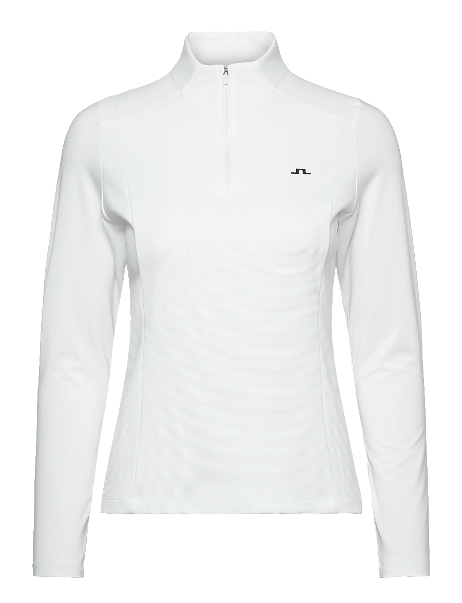J. Lindeberg - Cindy Quarter Zip Mid Layer - góry - white - 1