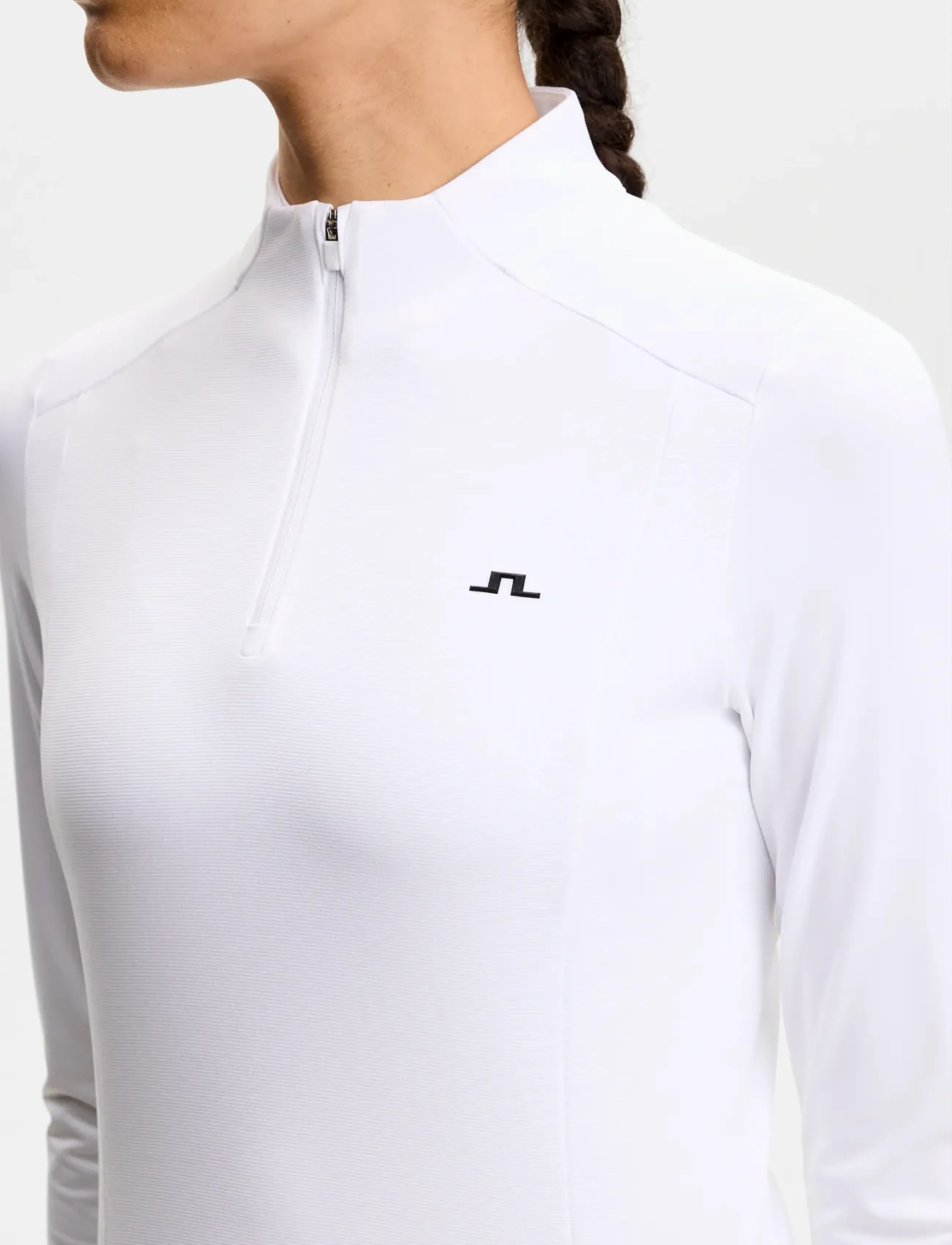 J. Lindeberg - Cindy Quarter Zip Mid Layer - góry - white - 4