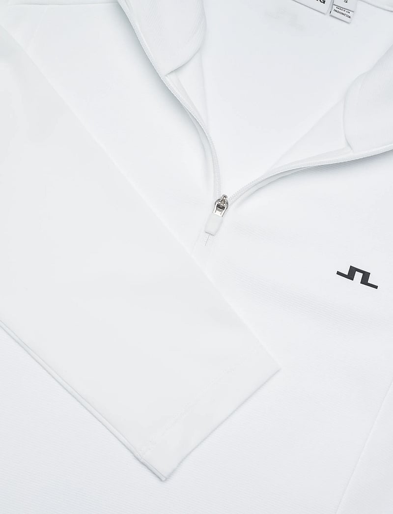 J. Lindeberg - Cindy Quarter Zip Mid Layer - oberteile - white - 5