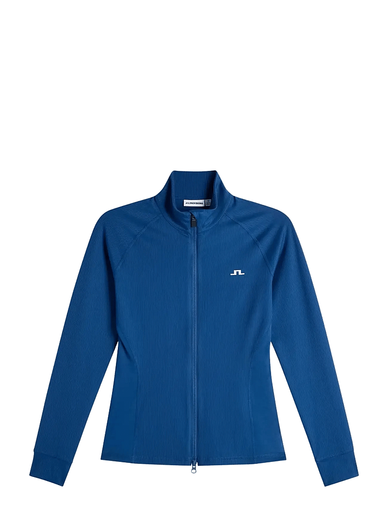 J. Lindeberg - Mel Rib Mid Layer - oberteile - estate blue - 1