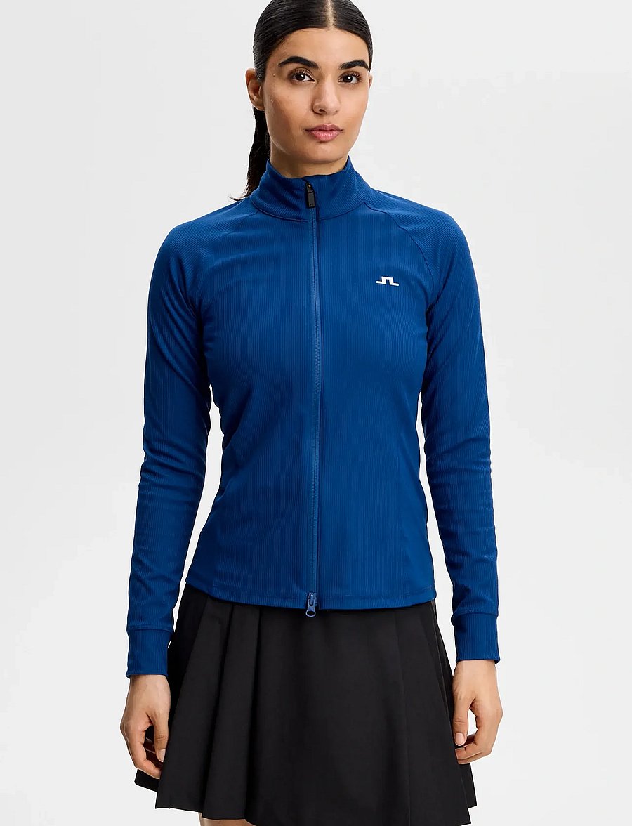 J. Lindeberg - Mel Rib Mid Layer - alussärgid - estate blue - 0