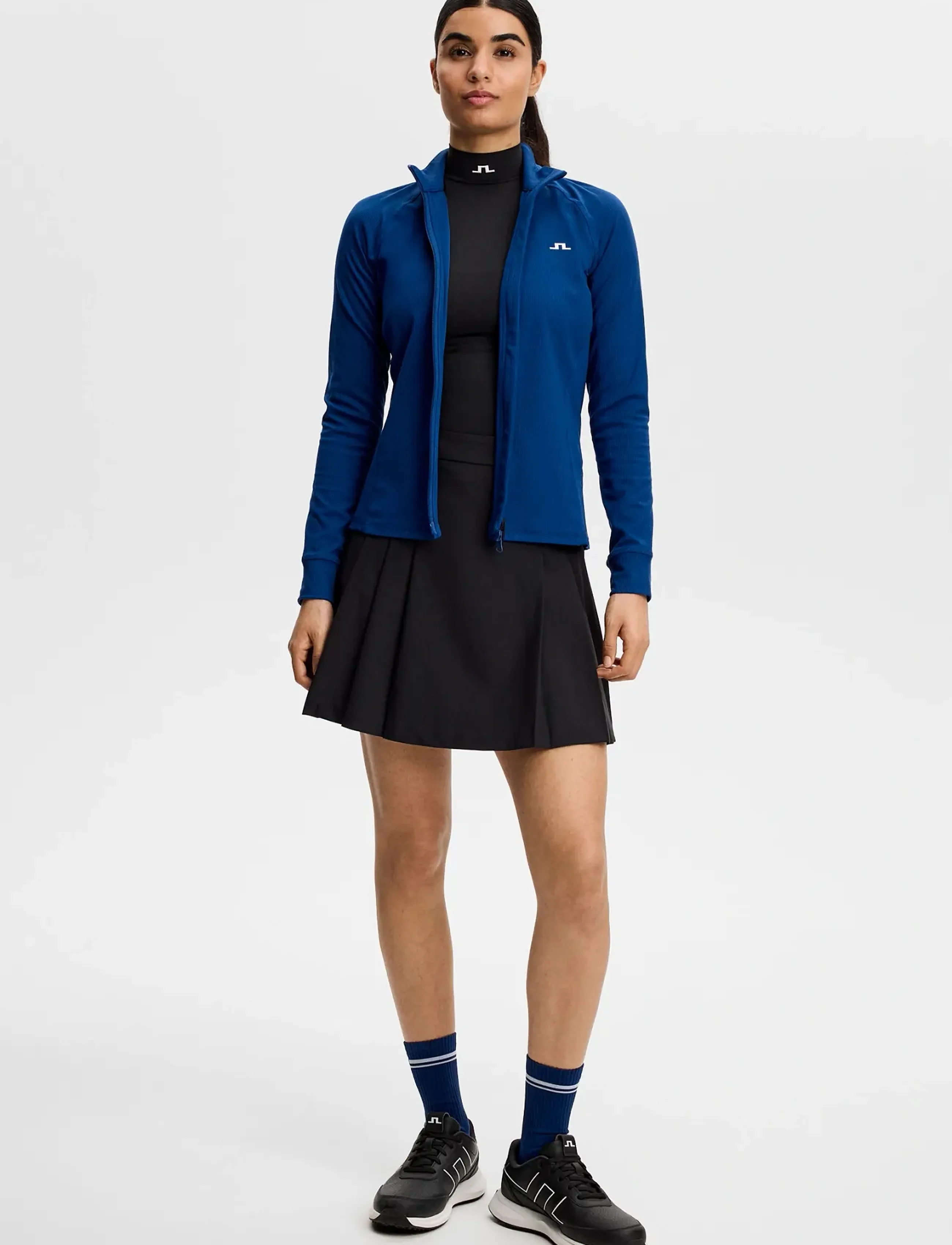 J. Lindeberg - Mel Rib Mid Layer - tops - estate blue - 3