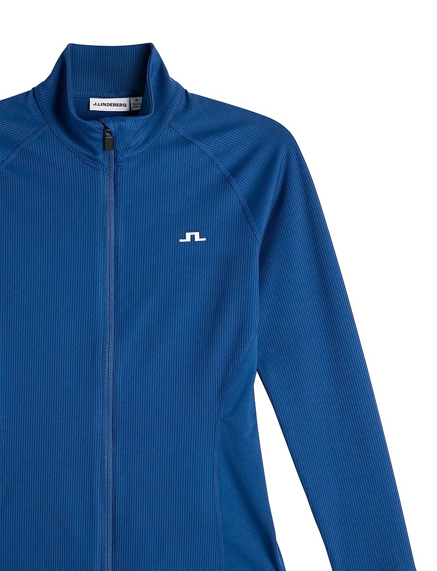 J. Lindeberg - Mel Rib Mid Layer - alussärgid - estate blue - 5