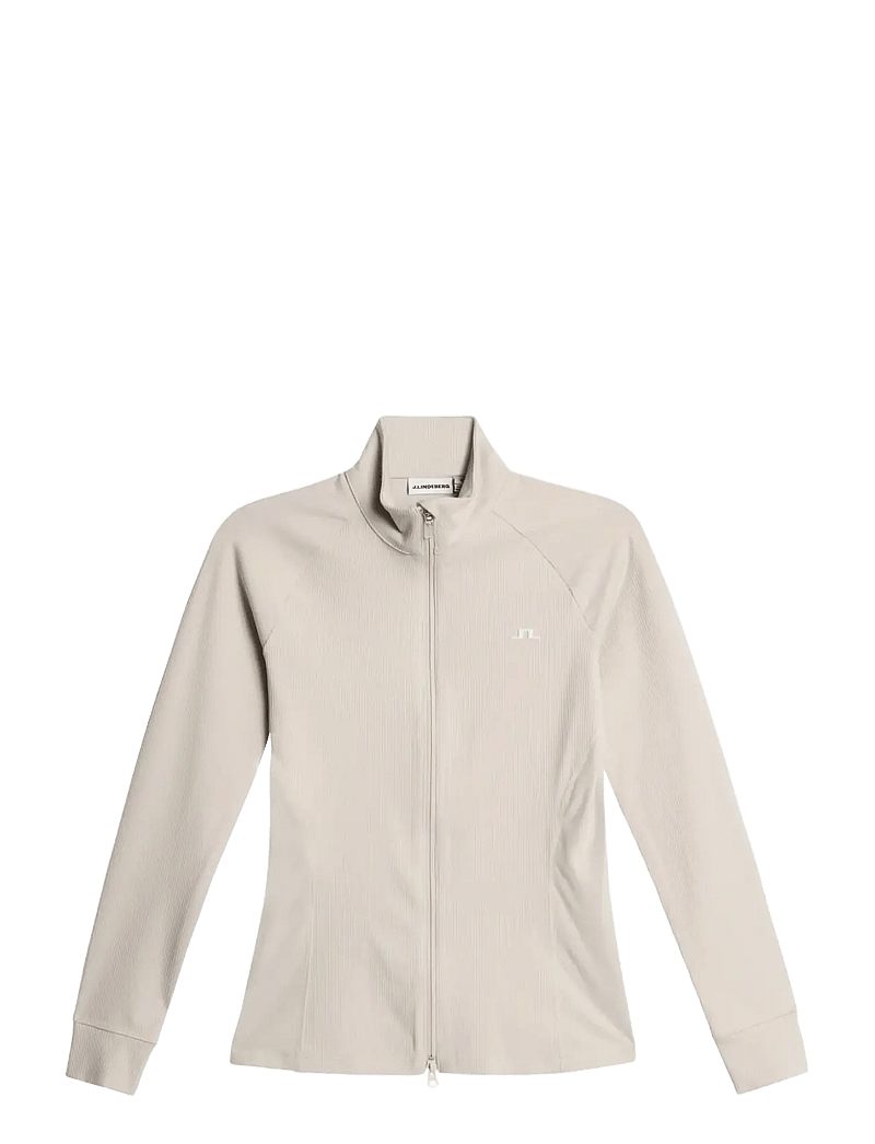 J. Lindeberg - Mel Rib Mid Layer - oberteile - moonbeam - 1