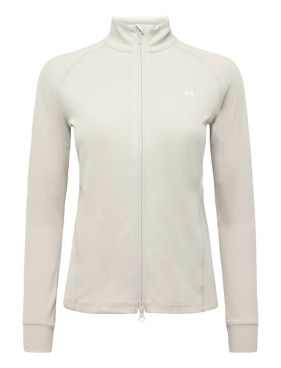 J. Lindeberg - Mel Rib Mid Layer - Överdelar - moonbeam - 1
