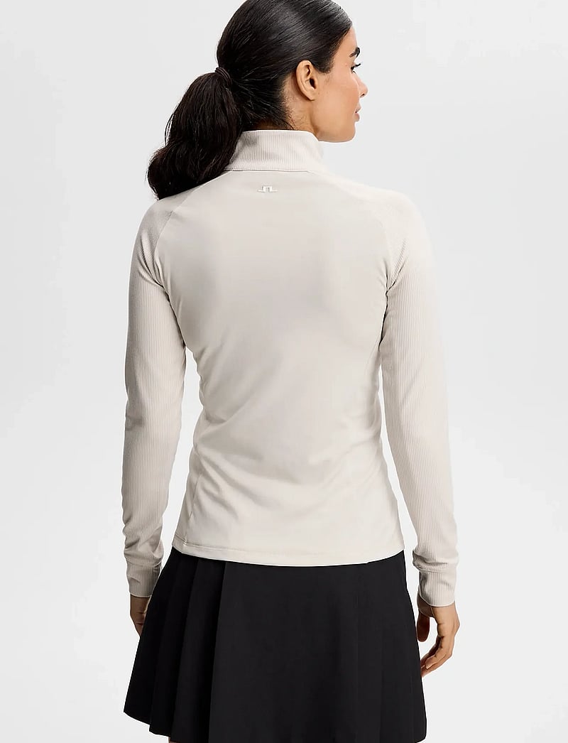 J. Lindeberg - Mel Rib Mid Layer - oberteile - moonbeam - 2