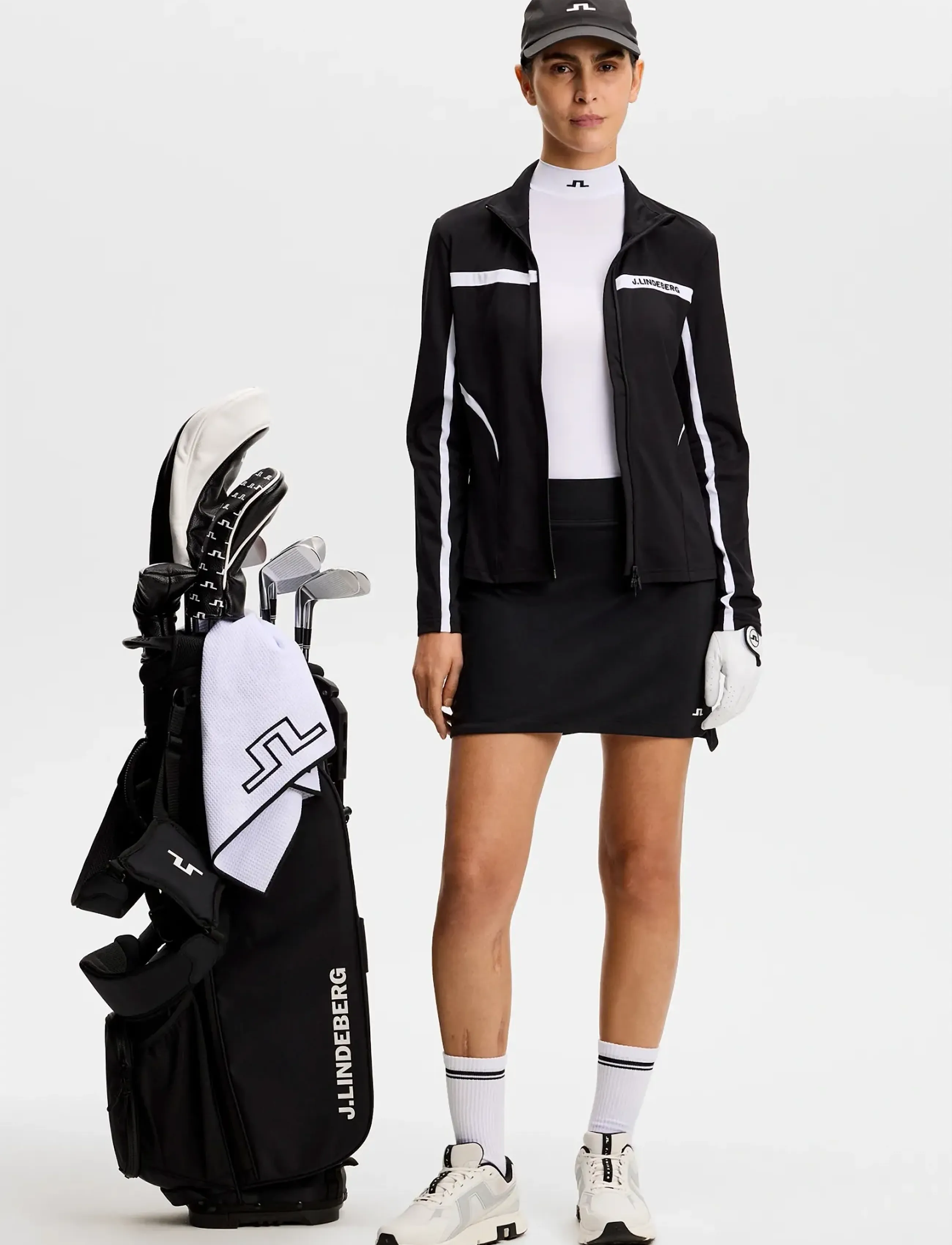 J. Lindeberg - Janice Mid Layer - golfijakid - black - 4