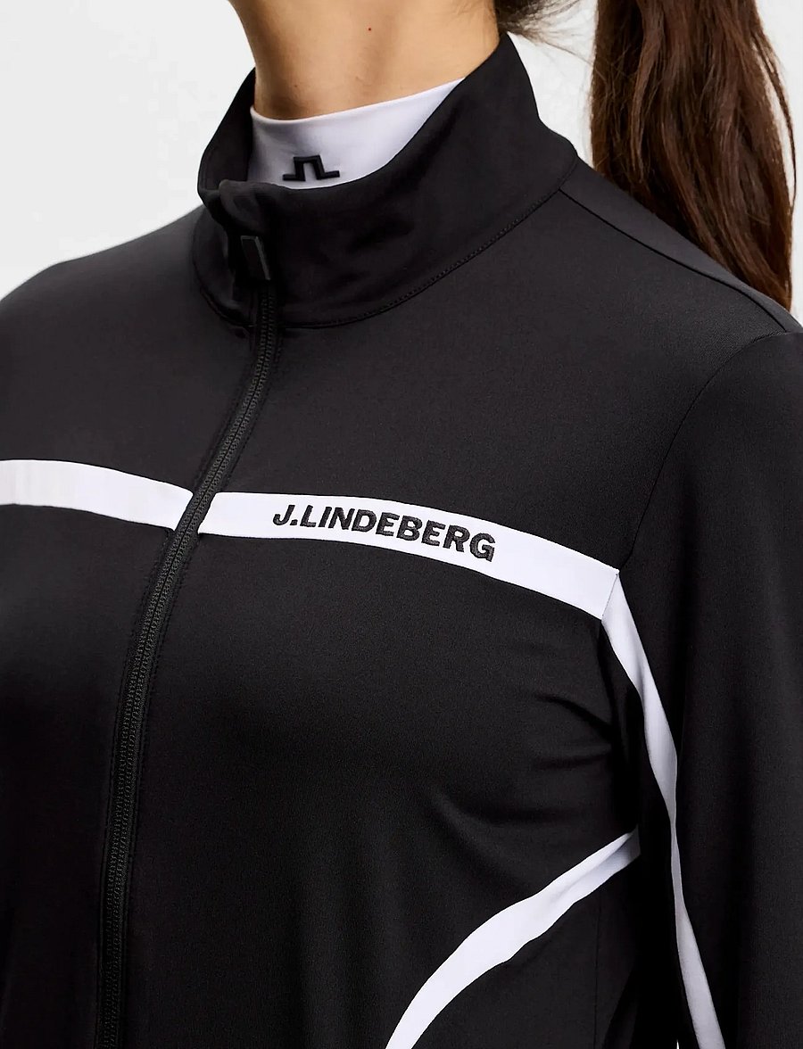 J. Lindeberg - Janice Mid Layer - golfjackor - black - 5