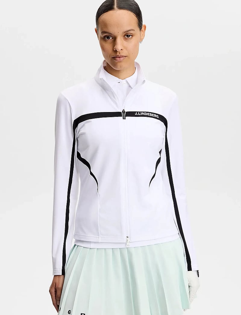 J. Lindeberg - Janice Mid Layer - golf-jacken - white - 0