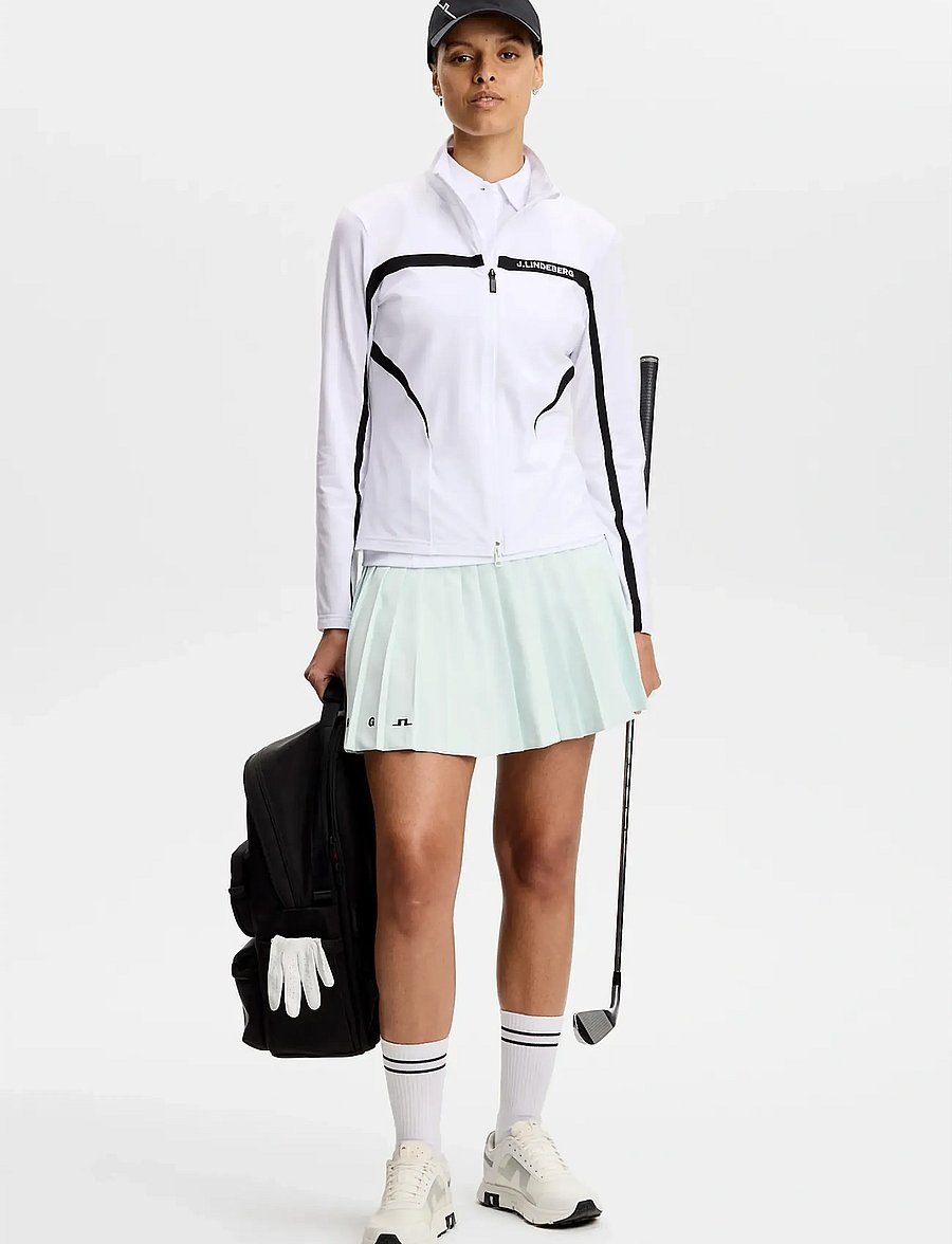 J. Lindeberg - Janice Mid Layer - golf-jacken - white - 4